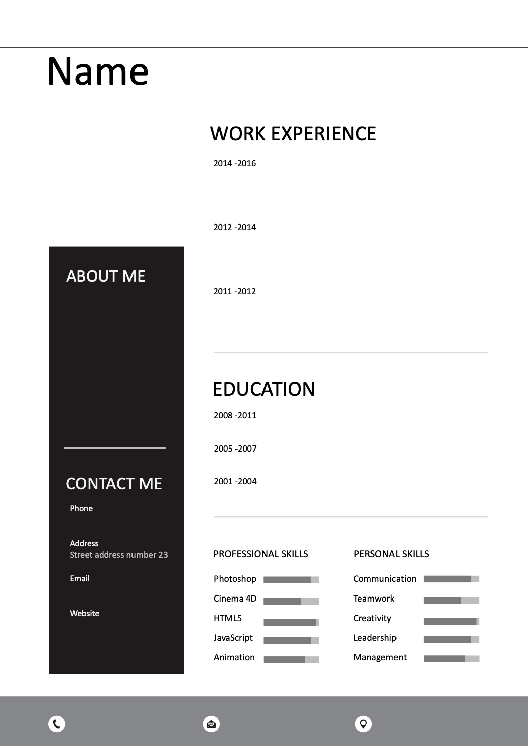 Resume Template 11