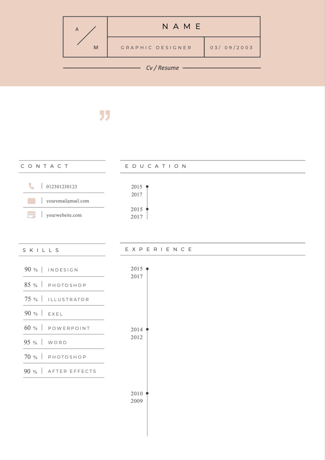 Resume Template 28