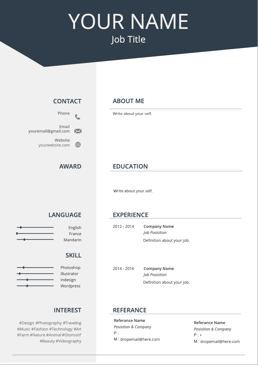 Resume Template 30